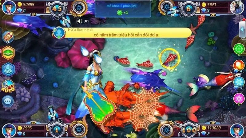 Trò chơi với sự kết hợp của các dòng game bắn cá độc đáo